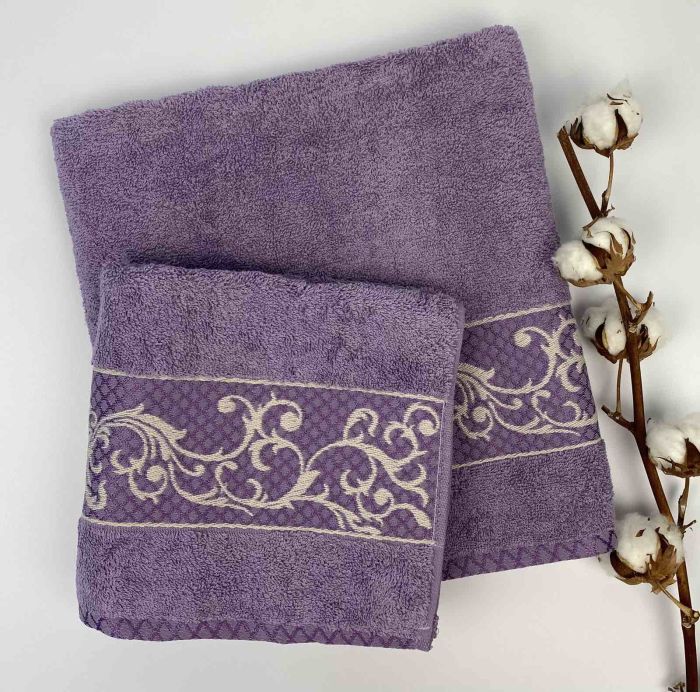 Набір рушників Cottonize 2 шт cod128 Purple