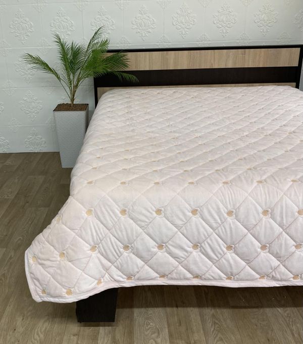 Покривало велюрове Model-13 (1294) 220х240 Pudra