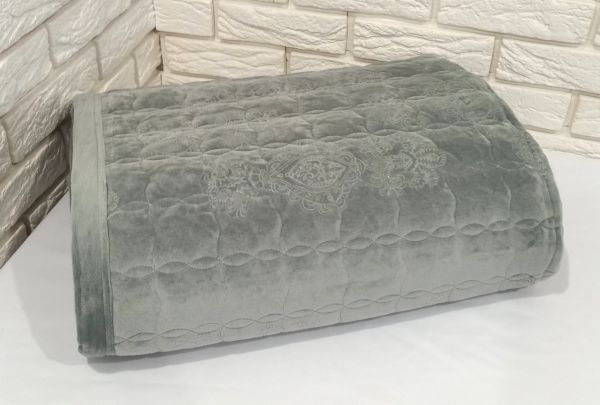 Покривало велюрове Model-1 200x230 Gray
