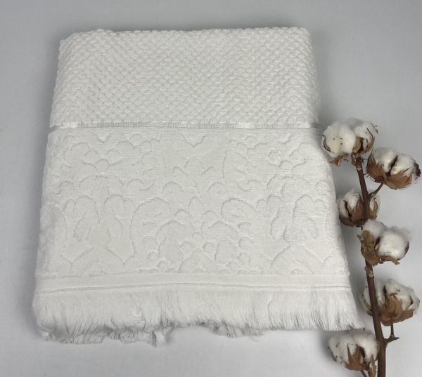 Рушник Philippus Lux Cotton 70x140 Velowis Білий(Е837)