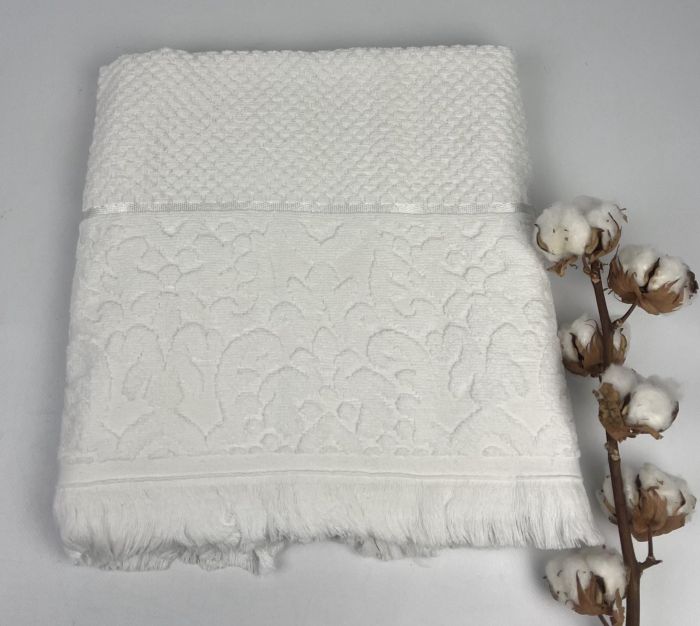 Рушник Philippus Lux Cotton 70x140 Velowis Білий(Е837)