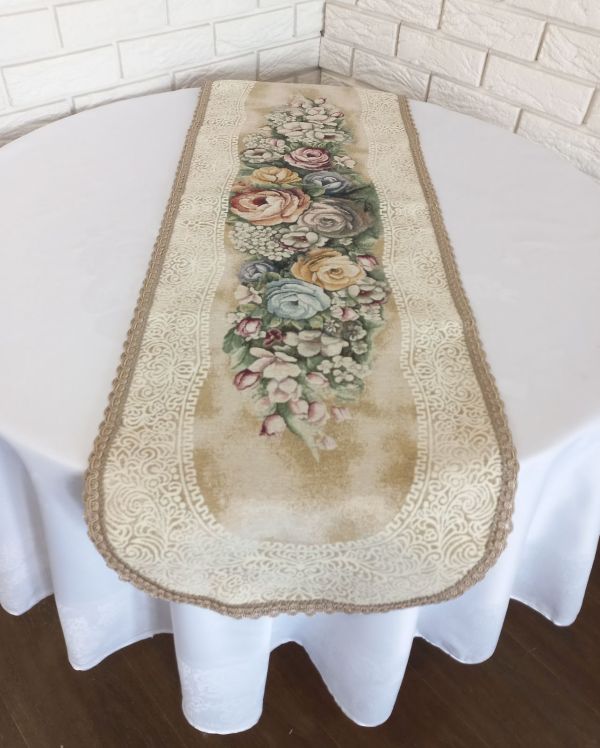 Доріжка Sagol велюр OV 40х140 St 139 Cream