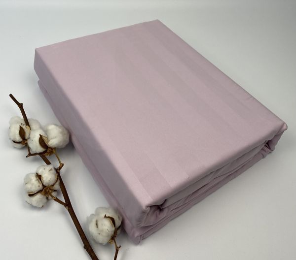 Постільна білизна ITALY страйп-сатин 180x220 см Lilac