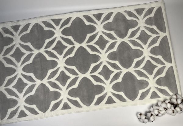 Килимок Maison D'or Barnella 70x120 cм Karo-Gri