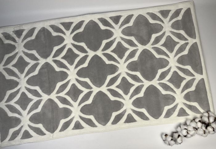 Килимок Maison D'or Barnella 70x120 cм Karo-Gri