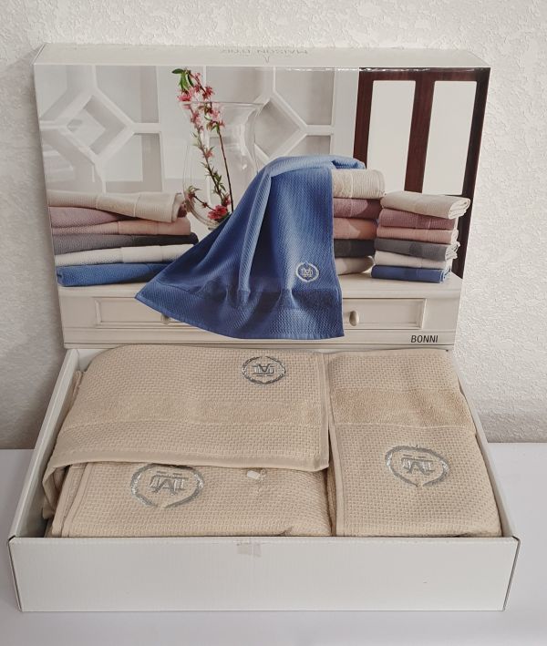 Рушники Maison D'or 3шт Bonni Beige