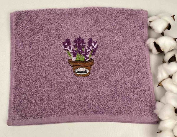 Махровий кухонний рушник Happy cotton 30х50 Lavande Purple