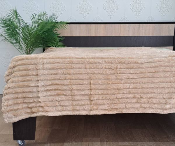Покривало велюр 150х200 Beige (1306)