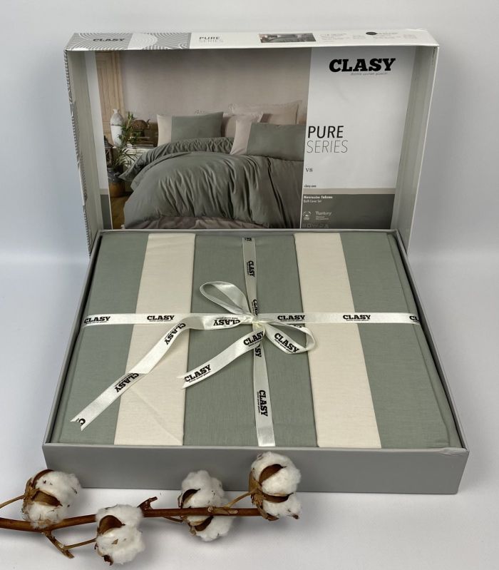 Постільна білизна CLASY ранфорс 160x220 см Pure Series V-8 Mint