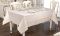 Скатертина Set Maison D'or 160х320+8psc Palmer White-Beige