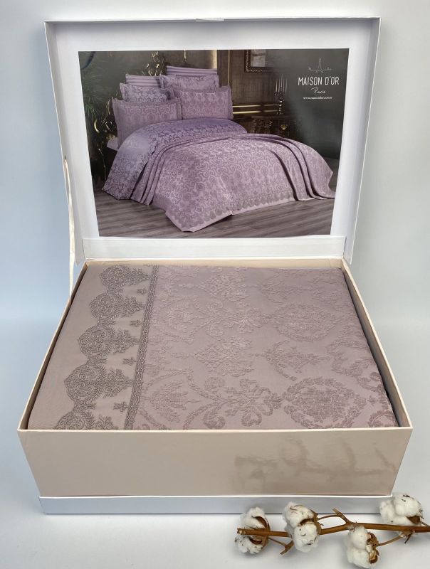 Набір Покривало + постіль Maison D'or Mirabella 260x260 Lilac