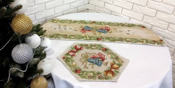 Набір новорічних доріжок 35х145 + 35х45 St-136
