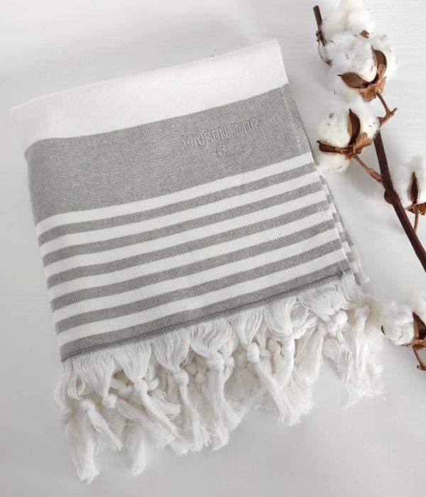 Рушник Maison D'or Primavera 50x100 Grey-White
