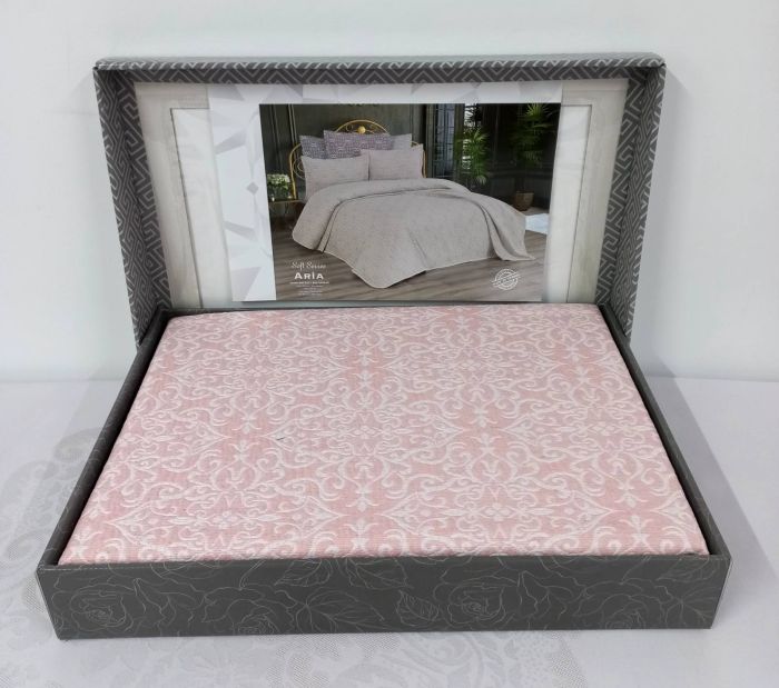 Покривало My Bed Soft Serie 240x260 з наволочками Aria Pudra