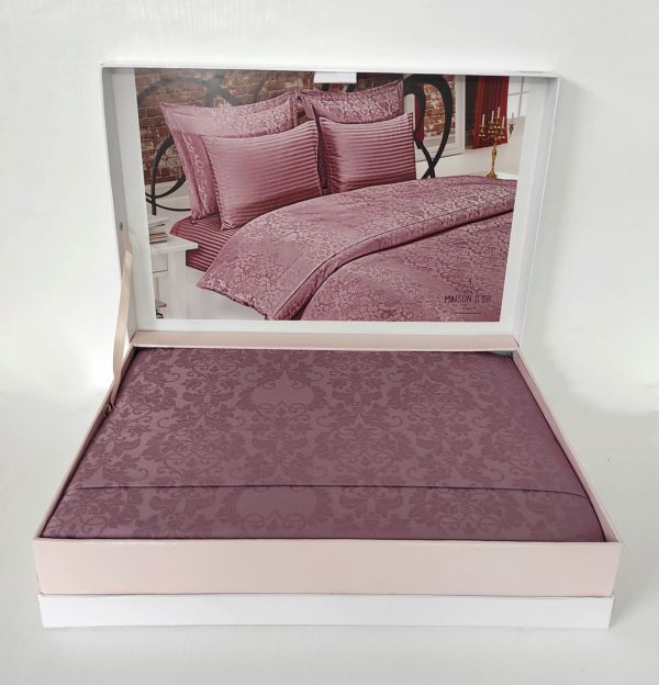 Постільна білизна Maison D'or сатин бамбук 200х220 Pearl Linens Lilac