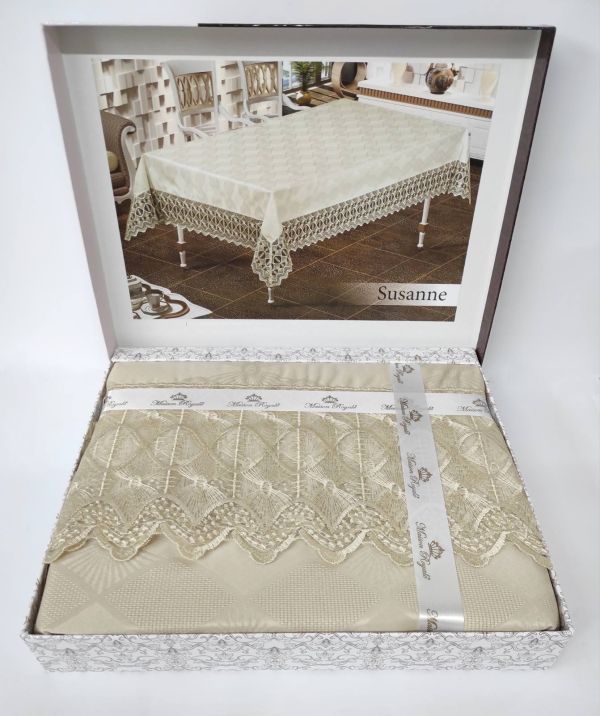 Скатертина Maison Royale 120x150 Susanne Cappucino
