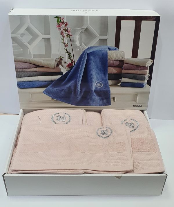 Рушники Maison D'or 3шт Bonni Rose