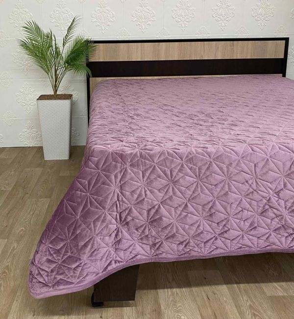 Покривало велюрове Model-17 (1290) 220х240 Purple