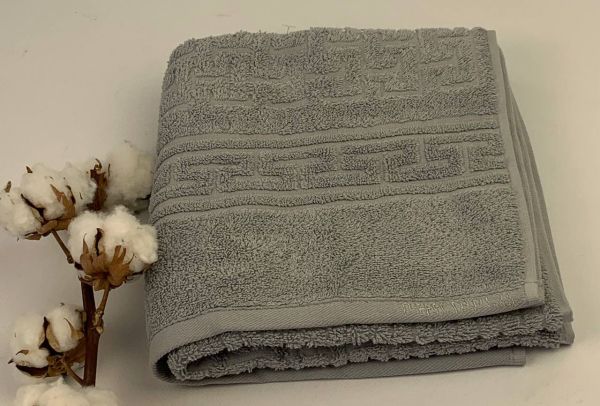 Рушник Philippus Delux Cotton 50х90 Bali Сірий (691)