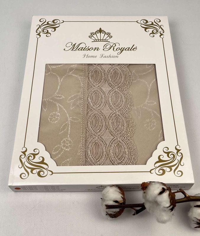 Скатертина Maison Royale 160x220 KDK-2 Cappucino
