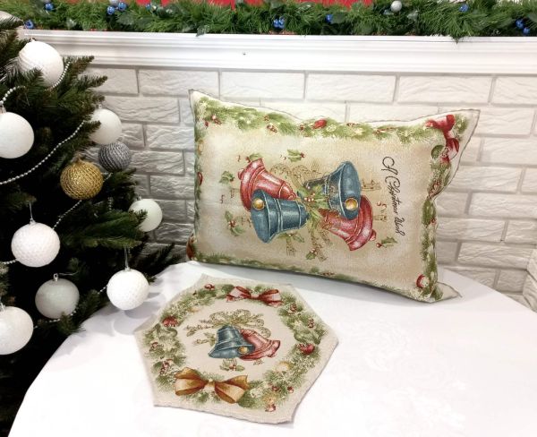 Набір новорічний доріжка 35х45 + наволочка 50х70 St-136