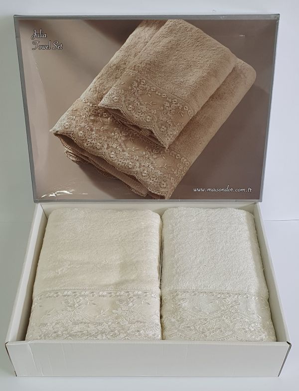 Рушники Maison D'or 2шт Julia (Bamboo) Ecru
