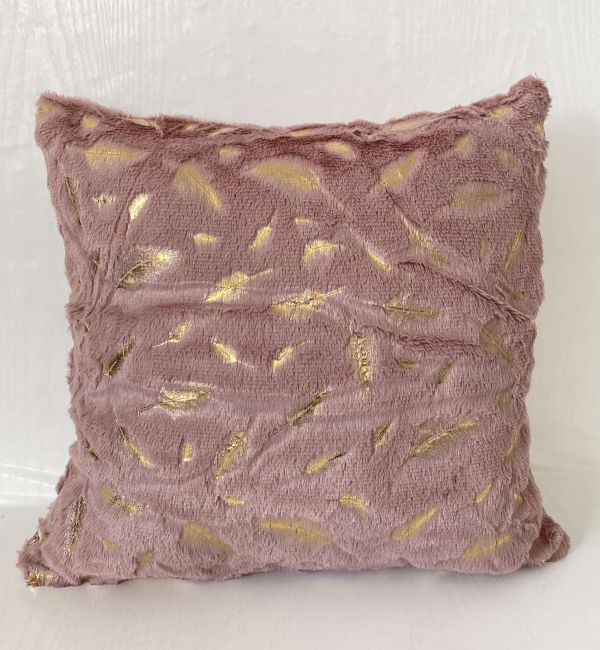 Наволочка велюр Перо 40*40 Lilac
