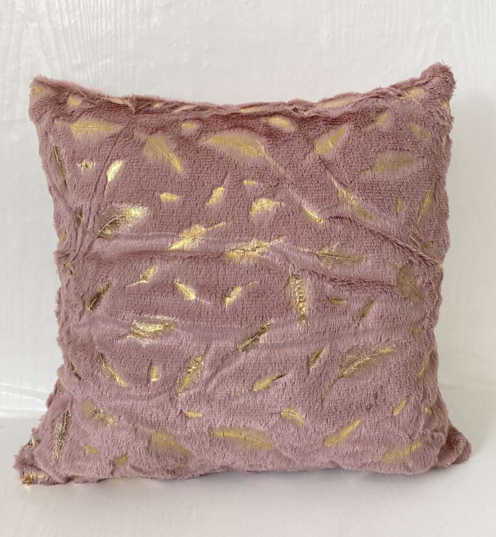 Наволочка велюр Перо 40*40 Lilac