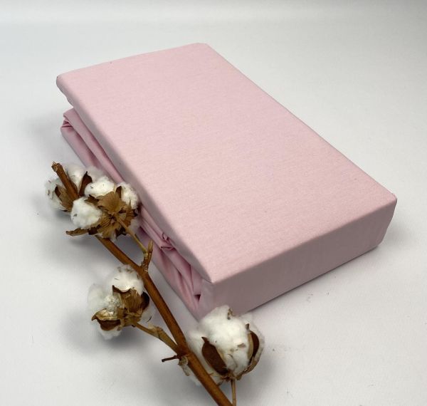 Простирадло на резинці Clasy 120X200 з наволочкою 50X70 V12 Pembe