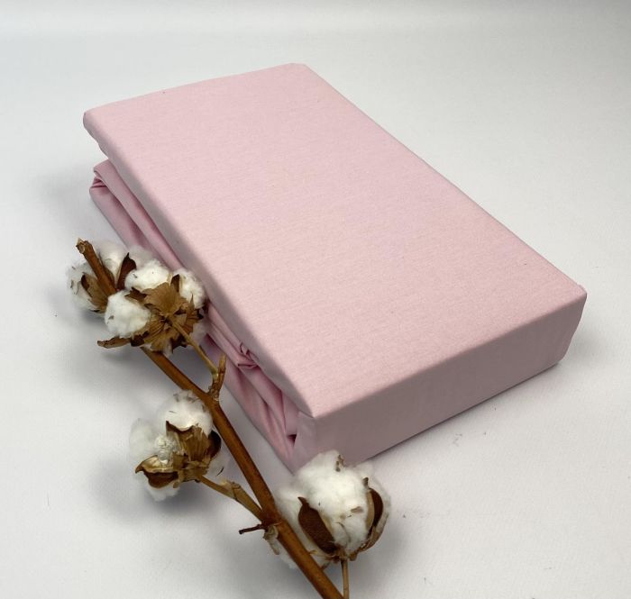 Простирадло на резинці Clasy 120X200 з наволочкою 50X70 V12 Pembe