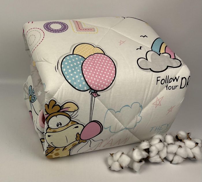 Ковдра дитяча CLASY 90х145 Sleep time V1 Pembe