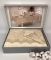 Скатертина Set Maison D'or 160х320+150x310+8psc+8psc Plain&Lace:331 DES. Beige