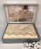 Скатертина Set Maison D'or 160х320+150x310+8psc+8psc Plain&Lace:331 DES. Beige