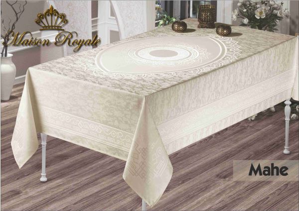 Скатертина  Maison Royale 160x220 Mahe Cappucino