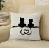 Наволочка 45х45 см Cat Love TE-01