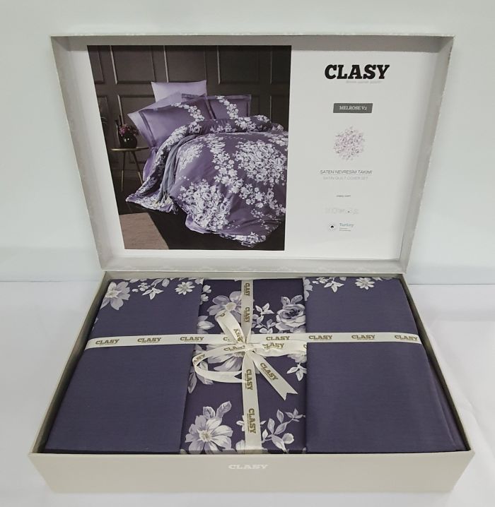 Постільна білизна CLASY сатин 200x220 см Melrose v2