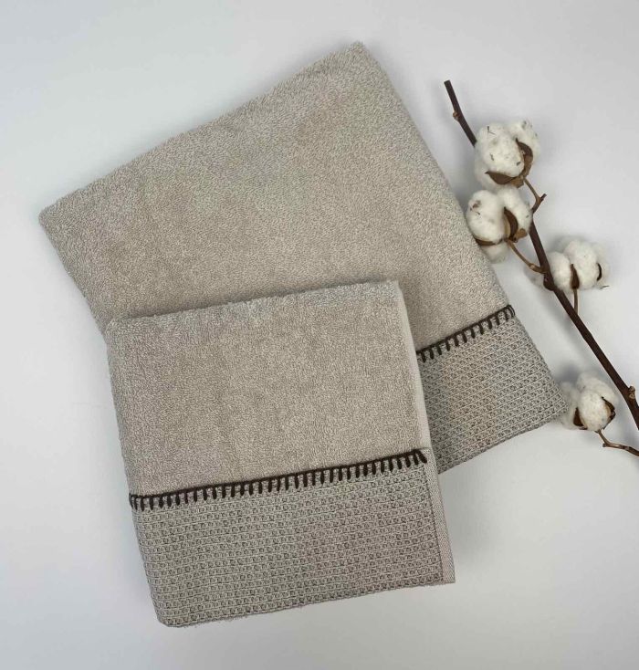 Набір рушників 2 шт Lunaria Beige