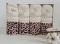 Рушники Maison D'or 4шт Queen 30x50 Ecru - Rose Color