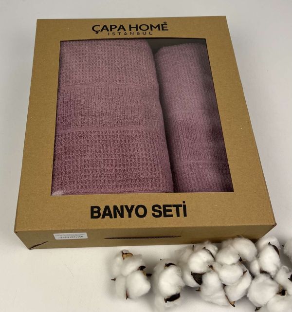 Набір рушників 2шт Capa Home Purple
