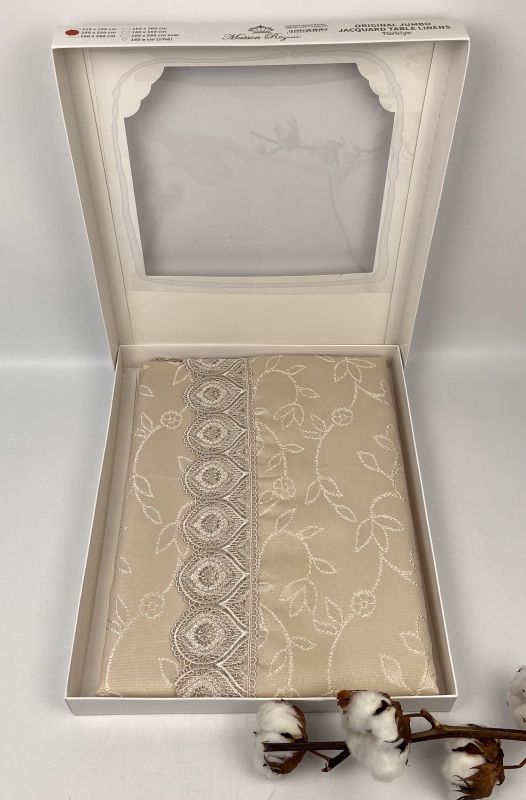 Скатертина Maison Royale 160x220 KDK-1 Cappucino