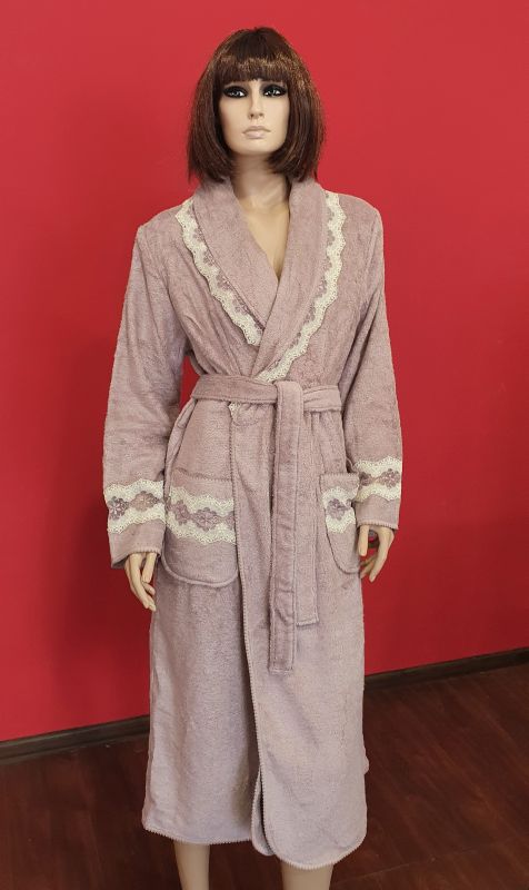 Халат жіночий Maison D'or Vanessa Long Dark Lilac M