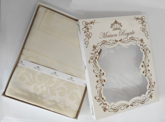 Скатертина тефлон Maison Royale 160*220 Lidya Cream