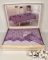 Скатертина Set Maison D'or 160х270+150x260+8psc Plain&Lace:331 DES. Purple