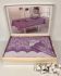 Скатертина Set Maison D'or 160х270+150x260+8psc Plain&Lace:331 DES. Purple