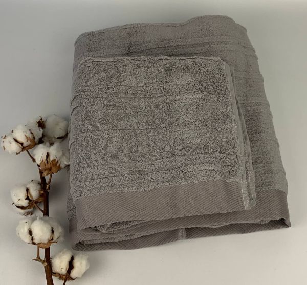 Набір рушників Pupilla 2шт Microcotton Cevher Grey
