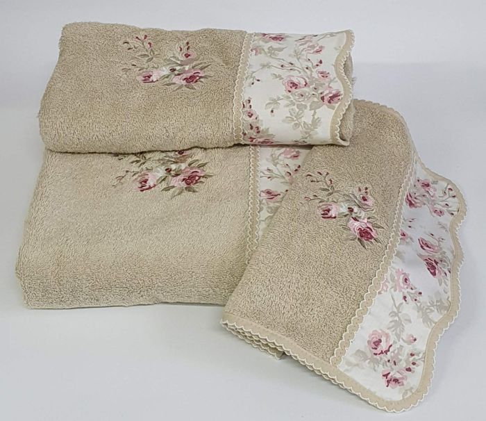 Рушники Maison D'or 3шт Lady Roses Beige