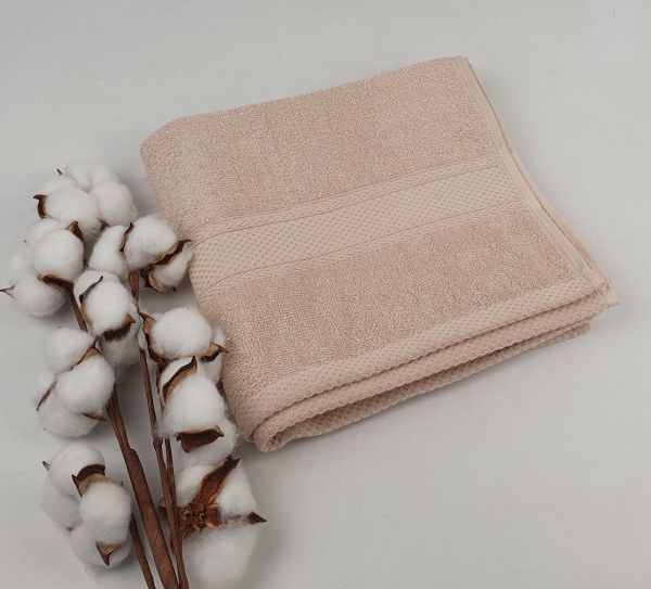 Рушник Homeline бордюр 50x90 Light-beige (400гр/м2)