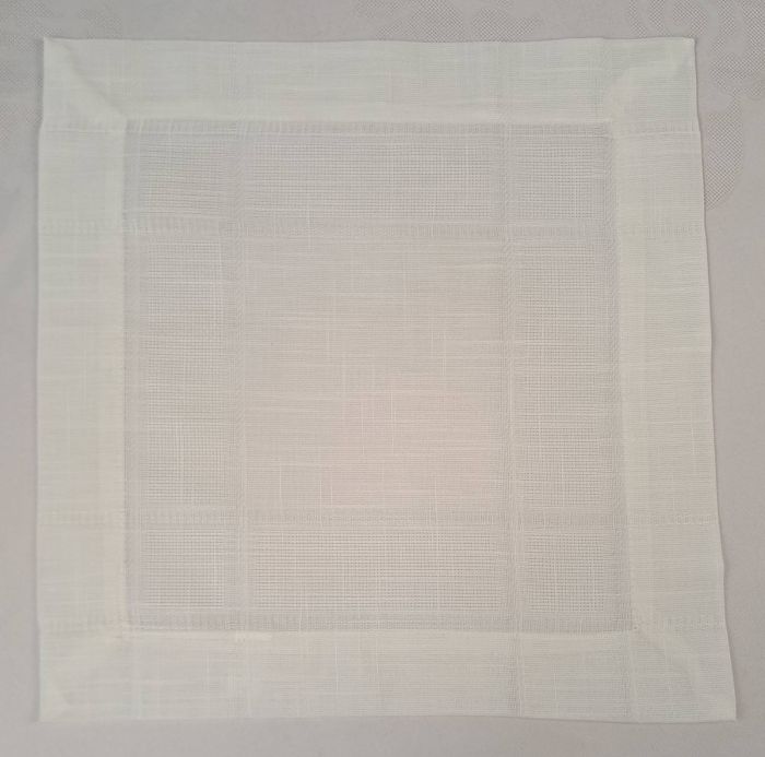 Серветка поліестер 40х40 ST3022  White