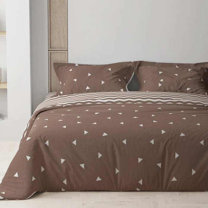 Комплект постільної білизни "Happy Sleep" євро (Cappuccino Night,50x70)