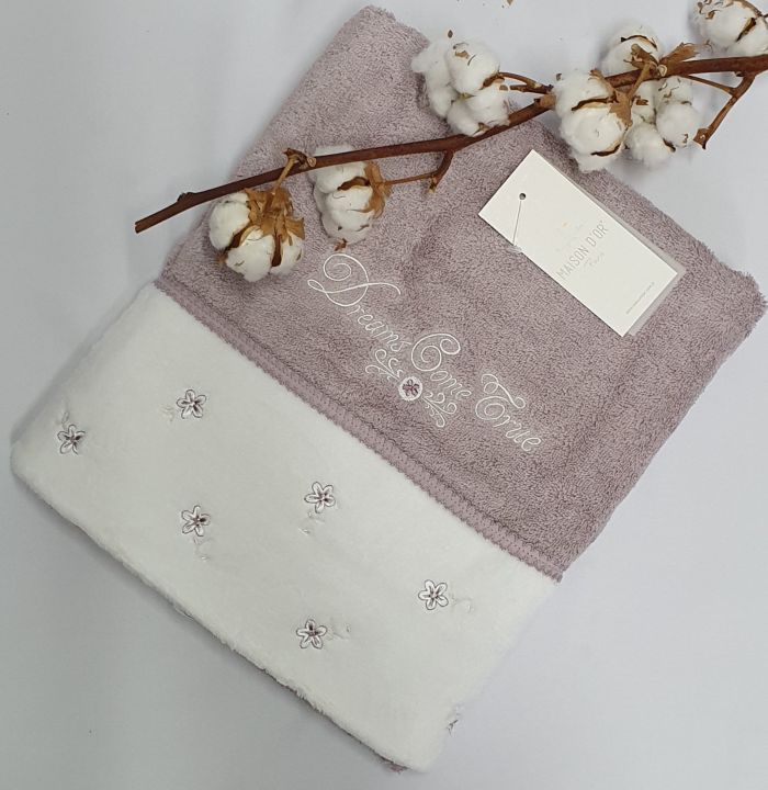 Рушник Maison D'or Lavoine Flowers 85x150 Dark Lilac